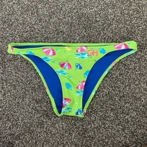 NWOT Gilly Hicks Green Umbrella Print Bottoms